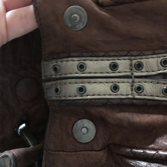 James Drake Brown Leather Handbag - Picture 3 of 8